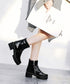 Shiny Platform Boots